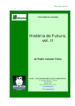 Padre Antônio Vieira - História do Futuro - Vol II
