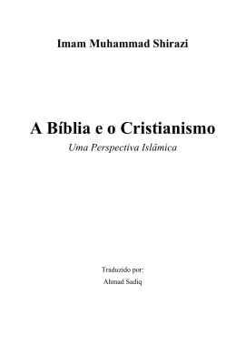 A Bíblia e o Cristianismo