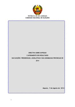 CNE - Directiva 2 sobre o Sufragio e Apuramento VF 18.08.2014