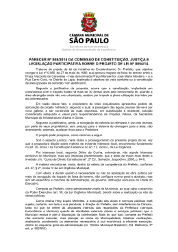 PARECER Nº 808/2014 DA COMISSÃO DE