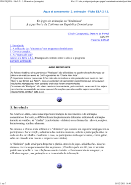 PRATIQUES - E&A.2.1.3. Dinamicas (portugais)