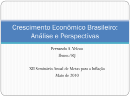 XII Seminário Anual de Metas para a Inflação – Maio de 2010 – Rio