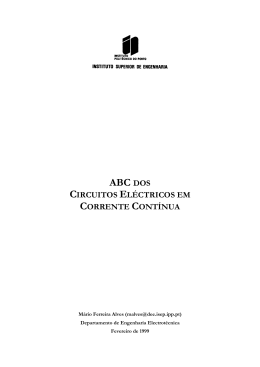 ABC dos Circuitos Eléctricos de Corrente Contínua