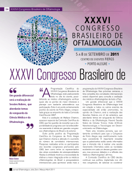 Congresso Brasileiro de Oftalmologia