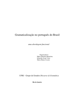 Gramaticalização no português do Brasil