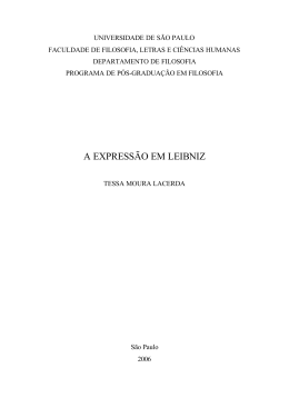A expressão em Leibniz - Biblioteca Digital de Teses e Dissertações