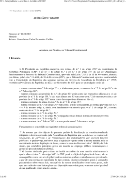 TC Jurisprudência Acordão n.º 620/2007