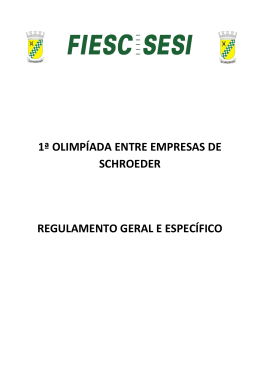 Regulamento Olimpiada Schroeder 2015 pdf