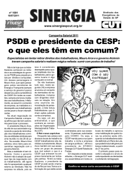 PSDB e presidente da CESP: o que eles têm em comum?