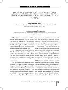 Brotinhos e seus problemas - Revista de Ciências Sociais