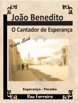 Livro: João Benedito, o cantador de Esperança-PB.