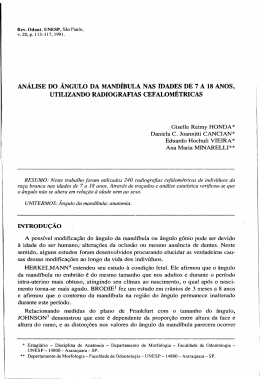Português - Revista de Odontologia da UNESP