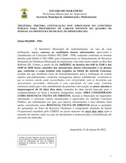 Abrir em PDF - Prefeitura Municipal de Imperatriz