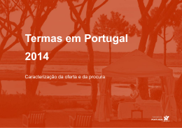 Termas em Portugal 2014