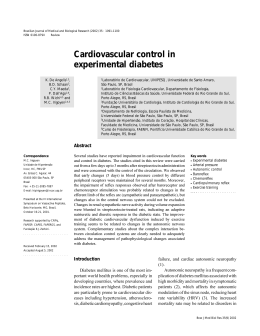 Cardiovascular control in experimental diabetes