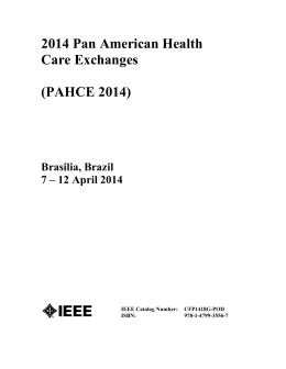 2014 Pan American Health Care Exchanges