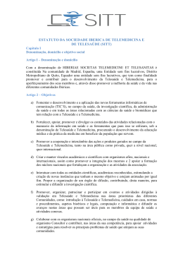 estatuto da sociedade iberica de telemedicina e de telesaúde (sitt)