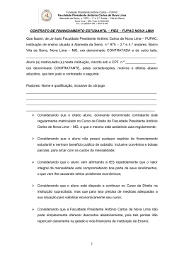Contrato - FUPAC Nova Lima