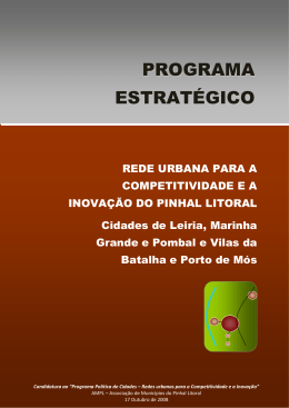 PROGRAMA ESTRATÉGICO - Sociedade Portuguesa de Inovação