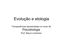 Evolução e etologia
