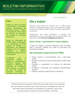 Boletim Informativo Nº 01/2015
