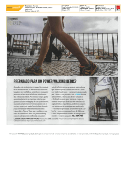 Expresso − Revista Preparado para um Power Walking