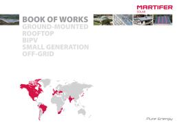 BOOK OF WORKS - Martifer Solar