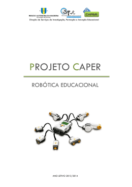 projeto caper - Secretaria Regional Educação Recursos Humanos
