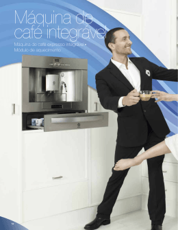 Máquina de café integrável