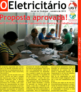 Baixe o Jornal - SINDELPAR - Sindicato dos Eletricitários do Paraná