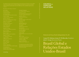 Brasil Global e Relações Estados Unidos-Brasil