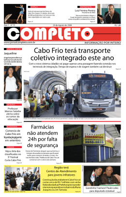 Cabo Frio terá transporte coletivo integrado este ano