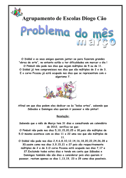 Soluções do Problema de Março - Agrupamento de Escolas da