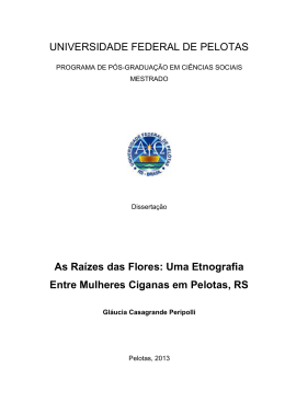 Uma Etnografia Entre Mulheres Ciganas em Pelotas, RS