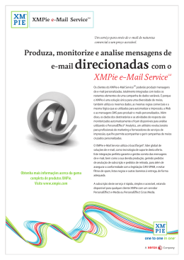 XMPie e-Mail Service SM