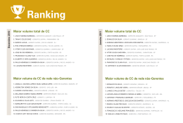 Ranking Dez 2010 - Jan 2011