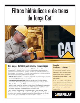 Filtros hidráulicos e de trensdeforça Cat® pdf