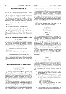 Decreto-Lei nº 1/2005