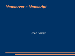 Mapserver e Mapscript