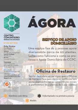Ágora 186 Set 2014 - Centro Comunitário da Paróquia de Carcavelos