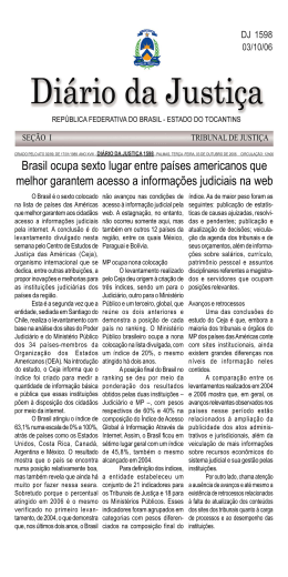Brasil ocupa sexto lugar entre países americanos que melhor