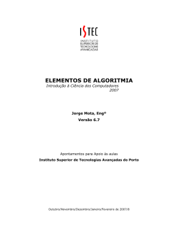 ELEMENTOS DE ALGORITMIA - J orge M ota