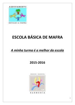 ESCOLA BÁSICA DE MAFRA - Agrupamento de Escolas de Mafra