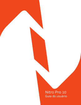 Nitro Pro 10 | Guia do usuário