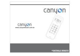 Remote control manual CANYON