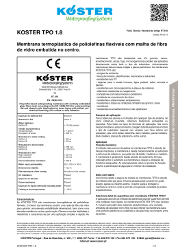 Technisches Merkblatt RT 818 KOSTER TPO 1.8