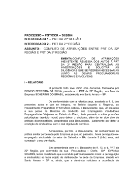 Processo PGT/CCR/nº 30/2004