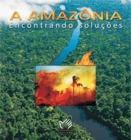 A Amazônia-Encontrando Soluções - Ambasciata d`Italia a Brasilia