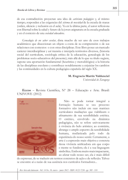 Eccos – Revista Científica, Nº 28 – Educação e Arte. Brasil