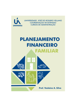 Cartilha: Planejamento Financeiro Familiar